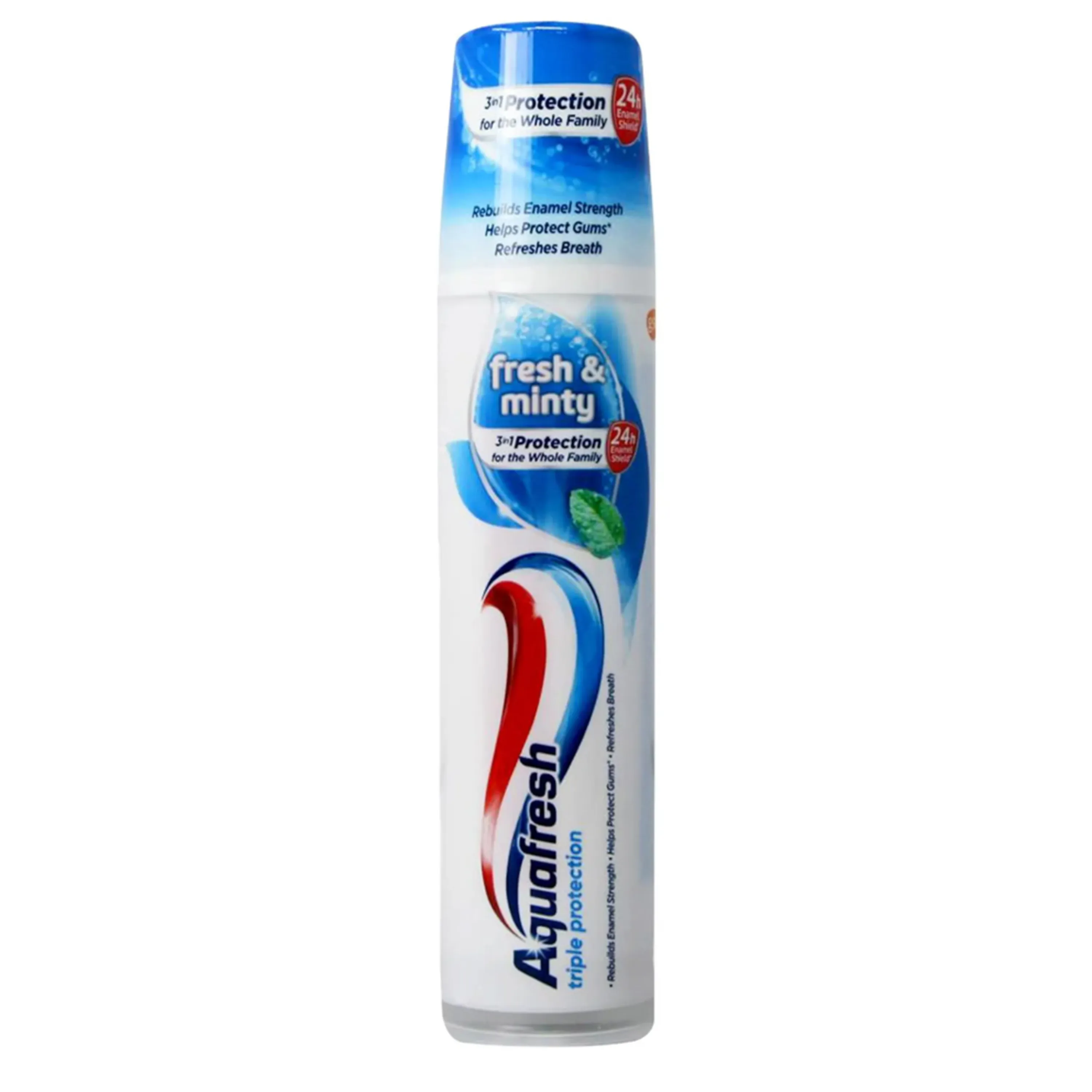 خمیر دندان پمپی Aquafresh مدل Triple Protection با حجم 100 میلی گرم خمیر دندان پمپی Aquafresh مدل Triple Protection با حجم 100 میلی گرم